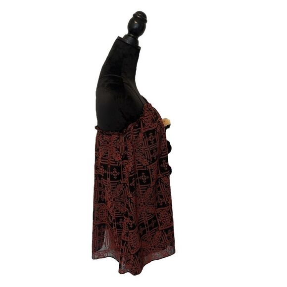 Red Carter Calypso Embroidered Pom Pom Mini-Dress Size XS - Picture 6 of 15